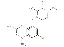 4-(5-chloro-2-isopropoxy-3-methoxybenzyl)-1,3-dimethylpiperazin-2-one