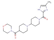 1'-[(4-methyl-1H-imidazol-2-yl)carbonyl]-4-(morpholin-4-ylcarbonyl)-1,4'-bipiperidine