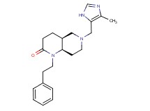 (4aS*,8aR*)-6-[(4-methyl-1H-imidazol-5-yl)methyl]-1-(2-phenylethyl)octahydro-1,6-naphthyridin-2(1H)-one