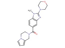 5-(3,4-dihydropyrrolo[1,2-a]pyrazin-2(1H)-ylcarbonyl)-1-methyl-2-(4-morpholinyl)-1H-benzimidazole