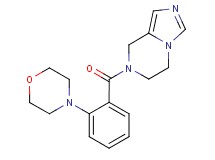 7-(2-morpholin-4-ylbenzoyl)-5,6,7,8-tetrahydroimidazo[1,5-a]pyrazine