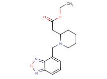 ethyl [1-(2,1,3-benzoxadiazol-4-ylmethyl)-2-piperidinyl]acetate