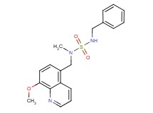 N'-benzyl-N-[(8-methoxyquinolin-5-yl)methyl]-N-methylsulfamide