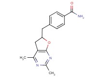 4-[(2,4-dimethyl-5,6-dihydrofuro[2,3-d]pyrimidin-6-yl)methyl]benzamide