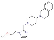 2-(1-{[1-(2-methoxyethyl)-1H-imidazol-2-yl]methyl}piperidin-4-yl)-1,2,3,4-tetrahydroisoquinoline