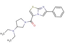 N,N-diethyl-1-[(6-phenylimidazo[2,1-b][1,3]thiazol-3-yl)carbonyl]-3-pyrrolidinamine