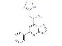 N-(1H-imidazol-2-ylmethyl)-N-methyl-5-phenylpyrazolo[1,5-a]pyrimidin-7-amine