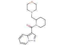 3-{[2-(4-morpholinylmethyl)-1-piperidinyl]carbonyl}pyrazolo[1,5-a]pyridine