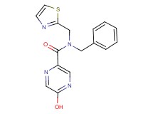 N-benzyl-5-hydroxy-N-(1,3-thiazol-2-ylmethyl)pyrazine-2-carboxamide