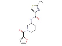 N-[1-(2-furoyl)piperidin-3-yl]-2-methyl-1,3-thiazole-4-carboxamide