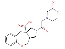 (3aS*,10aS*)-2-[(3-oxopiperazin-1-yl)acetyl]-2,3,3a,4-tetrahydro-1H-[1]benzoxepino[3,4-c]pyrrole-10a(10H)-carboxylic acid
