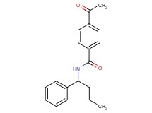 4-acetyl-N-(1-phenylbutyl)benzamide