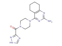 4-[4-(1H-1,2,4-triazol-3-ylcarbonyl)piperazin-1-yl]-5,6,7,8-tetrahydroquinazolin-2-amine