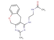 N-{2-[(2-methyl-5,11-dihydro[1]benzoxepino[3,4-d]pyrimidin-4-yl)amino]ethyl}acetamide