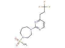 1-(methylsulfonyl)-4-[4-(3,3,3-trifluoropropyl)pyrimidin-2-yl]-1,4-diazepane