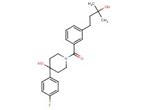 4-(4-fluorophenyl)-1-[3-(3-hydroxy-3-methylbutyl)benzoyl]-4-piperidinol