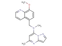 N-[(8-methoxy-5-quinolinyl)methyl]-N,5-dimethylpyrazolo[1,5-a]pyrimidin-7-amine