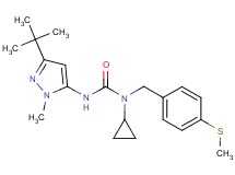 N'-(3-tert-butyl-1-methyl-1H-pyrazol-5-yl)-N-cyclopropyl-N-[4-(methylthio)benzyl]urea