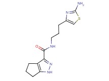 N-[3-(2-amino-1,3-thiazol-4-yl)propyl]-1,4,5,6-tetrahydrocyclopenta[c]pyrazole-3-carboxamide