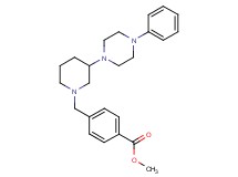methyl 4-{[3-(4-phenyl-1-piperazinyl)-1-piperidinyl]methyl}benzoate