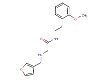 2-[(3-furylmethyl)amino]-N-[2-(2-methoxyphenyl)ethyl]acetamide
