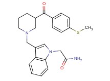 2-[3-({3-[4-(methylthio)benzoyl]-1-piperidinyl}methyl)-1H-indol-1-yl]acetamide