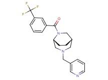 (1S*,5R*)-3-(pyridin-3-ylmethyl)-6-[3-(trifluoromethyl)benzoyl]-3,6-diazabicyclo[3.2.2]nonane
