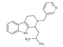 1-isobutyl-2-(3-pyridinylmethyl)-2,3,4,9-tetrahydro-1H-beta-carboline
