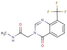 N-methyl-2-[4-oxo-8-(trifluoromethyl)quinazolin-3(4H)-yl]acetamide