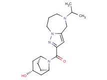 (3-endo)-8-[(5-isopropyl-5,6,7,8-tetrahydro-4H-pyrazolo[1,5-a][1,4]diazepin-2-yl)carbonyl]-8-azabicyclo[3.2.1]octan-3-ol