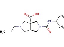 (3aR*,6aR*)-2-allyl-5-[(isopropylamino)carbonyl]hexahydropyrrolo[3,4-c]pyrrole-3a(1H)-carboxylic acid