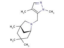 (1S*,5R*)-6-[(1,4-dimethyl-1H-pyrazol-5-yl)methyl]-1,3,3-trimethyl-6-azabicyclo[3.2.1]octane