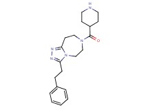 3-(2-phenylethyl)-7-(4-piperidinylcarbonyl)-6,7,8,9-tetrahydro-5H-[1,2,4]triazolo[4,3-d][1,4]diazepine hydrochloride