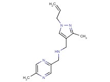 1-(1-allyl-3-methyl-1H-pyrazol-4-yl)-N-[(5-methylpyrazin-2-yl)methyl]methanamine