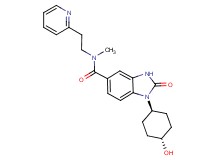 1-(trans-4-hydroxycyclohexyl)-N-methyl-2-oxo-N-(2-pyridin-2-ylethyl)-2,3-dihydro-1H-benzimidazole-5-carboxamide