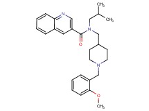 N-isobutyl-N-{[1-(2-methoxybenzyl)-4-piperidinyl]methyl}-3-quinolinecarboxamide