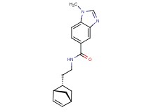 N-{2-[(1S*,2S*,4S*)-bicyclo[2.2.1]hept-5-en-2-yl]ethyl}-1-methyl-1H-benzimidazole-5-carboxamide