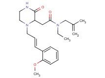 N-ethyl-2-{1-[(2E)-3-(2-methoxyphenyl)-2-propen-1-yl]-3-oxo-2-piperazinyl}-N-(2-methyl-2-propen-1-yl)acetamide