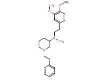 N-[2-(3,4-dimethoxyphenyl)ethyl]-N-methyl-1-(2-phenylethyl)-3-piperidinamine