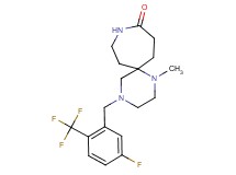 4-[5-fluoro-2-(trifluoromethyl)benzyl]-1-methyl-1,4,9-triazaspiro[5.6]dodecan-10-one