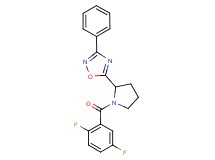 5-[1-(2,5-difluorobenzoyl)-2-pyrrolidinyl]-3-phenyl-1,2,4-oxadiazole
