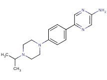 5-[4-(4-isopropylpiperazin-1-yl)phenyl]pyrazin-2-amine