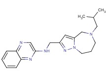 N-[(5-isobutyl-5,6,7,8-tetrahydro-4H-pyrazolo[1,5-a][1,4]diazepin-2-yl)methyl]quinoxalin-2-amine