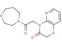 4-[2-(1,4-oxazepan-4-yl)-2-oxoethyl]-2H-pyrido[3,2-b][1,4]oxazin-3(4H)-one