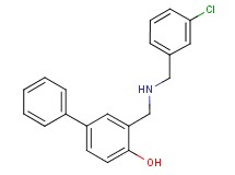 3-{[(3-chlorobenzyl)amino]methyl}-4-biphenylol