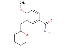 4-methoxy-3-(tetrahydro-2H-pyran-2-ylmethyl)benzamide