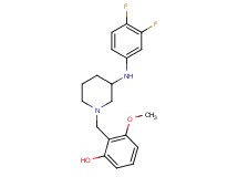 2-({3-[(3,4-difluorophenyl)amino]-1-piperidinyl}methyl)-3-methoxyphenol