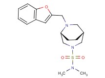 (1R*,5R*)-6-(1-benzofuran-2-ylmethyl)-N,N-dimethyl-3,6-diazabicyclo[3.2.2]nonane-3-sulfonamide