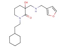 1-(2-cyclohexylethyl)-3-{[(3-furylmethyl)amino]methyl}-3-hydroxypiperidin-2-one