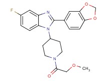 2-(1,3-benzodioxol-5-yl)-5-fluoro-1-[1-(methoxyacetyl)-4-piperidinyl]-1H-benzimidazole